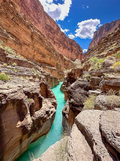 The Confluence Of Havasupai Creek And The Colorado River Flickr