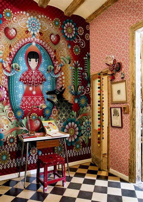 Bold And Colorful Wallpaper Designs Adorable Home