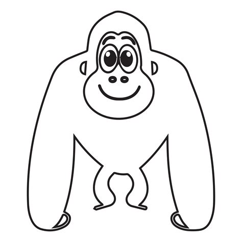 Top 159 Gorilla Drawing For Kids Best Vn