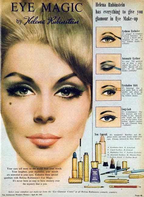 1950s makeup vintage makeup ads vintage beauty michelle phan makeup inspo makeup