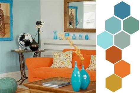 17 Best Images About Turquoise And Orange Living Room On