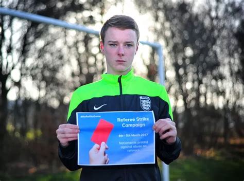 Teenage Football Referee Whos Been Headbutted And Punched Calls For Nationwide Officials Strike