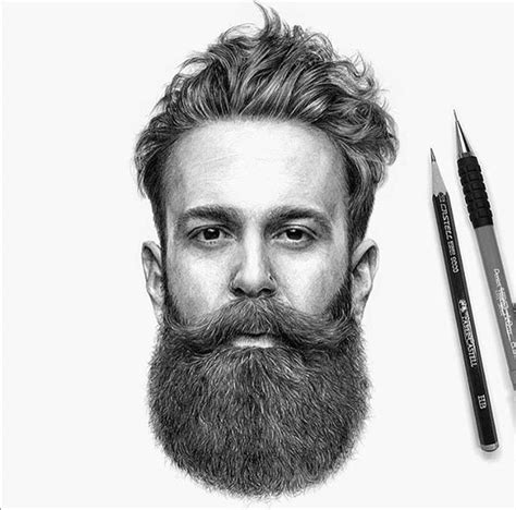 Beardrevered On Tumblr Beard Drawing Hair Sketch Mens Hairstyles