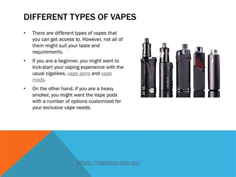 Ppt Different Types Of Vapes You Should Know In 2022 Powerpoint