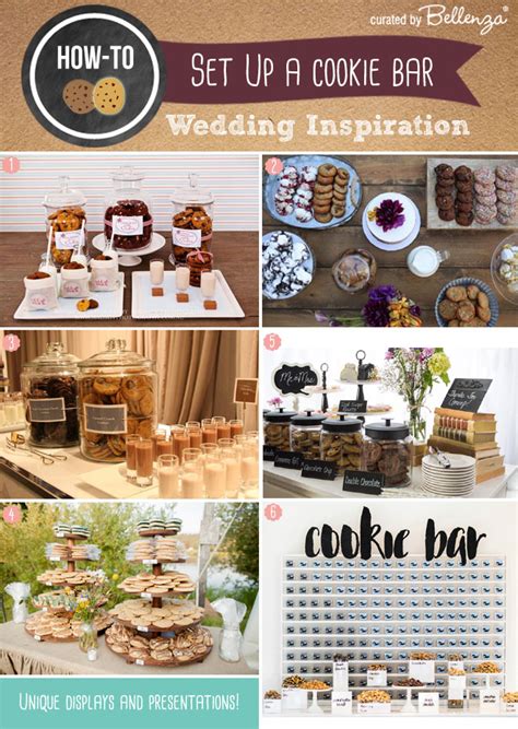how to set up a wedding cookie bar
