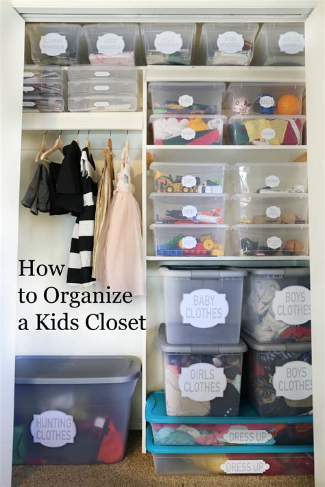How To Organize A Kids Closet Classy Clutter
