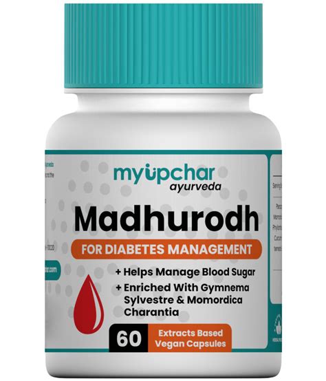 Myupchar Ayurveda Madhurodh Capsule Diabetes Management Capsule 60 Gm