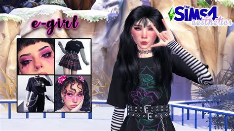 A Guide To The E Girl Aesthetic Sims 4 Aesthetics With Cc Links