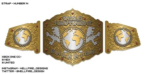 Custom World Heavyweight Championship For 2k19 Rwwe2k19