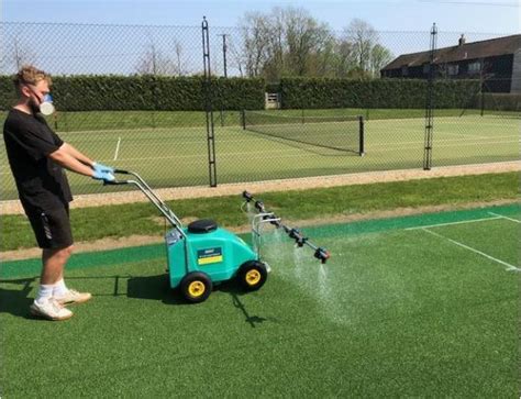 Tennis Court Moss Treatment Service • Anglia Surface Care