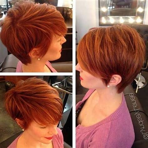 2020 Popular Short Haircuts With Red And Blonde Highlights