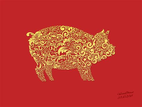 In 2019, the corresponding element is once again earth, as it. Year Of Pig by VNCOM | Dribbble | Dribbble