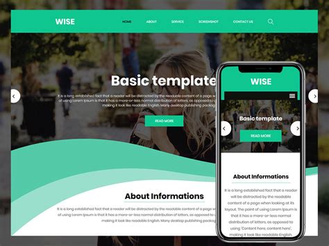 Wise Free Basic Html Template