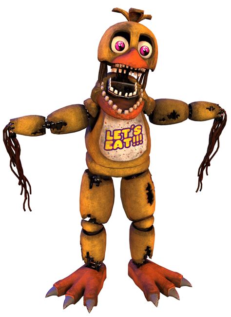 Withered Chica Five Nights At Freddys Animatronic Guidance Wiki Fandom