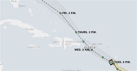Map Tracking Tropical Storm Dorians Path The New York Times