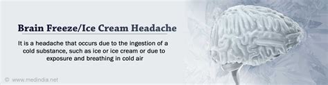 Brain Freeze Ice Cream Headache Causes Symptoms Diagnosis