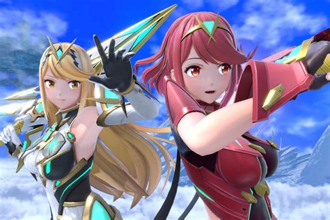 Super Smash Bros Ultimates Newest Dlc Characters Pyra And Mythra