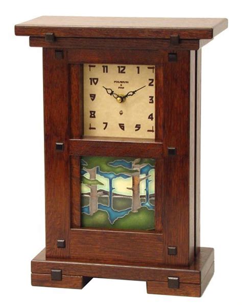 Craftsman Style Mantel Clocks Mission Style Mantle Clock The Image