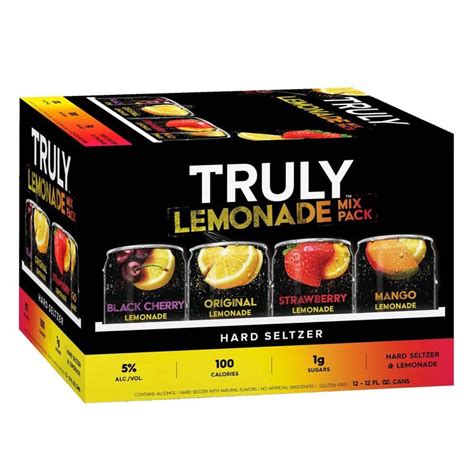 Truly Hard Seltzer Lemonade Mix Pack 12pk12 Fl Oz Cans Reviews 2020