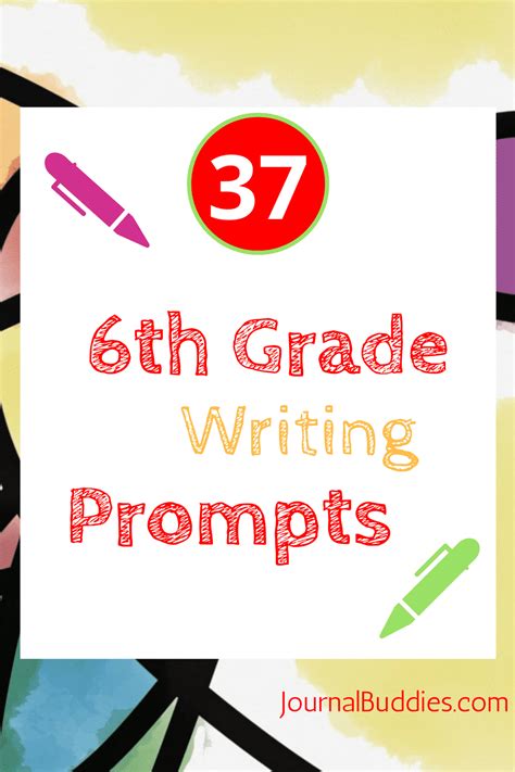 6th Grade Writing Prompts Printables Printable Templates