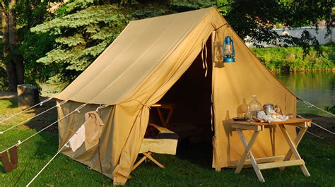 Classic Camping With The Canvas Tents Of Yesteryear Canvas Tent Camping