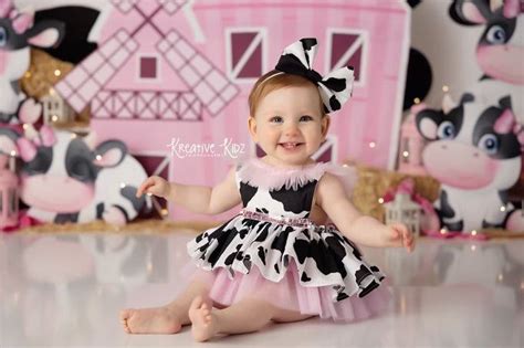 Cow Birthday Parties Rodeo Birthday Birthday Girl Outfit First Birthday Outfits Birthday
