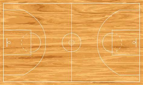Wooden Basketball Court Stock Illustration Download Image Now Istock