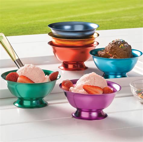 ice cream bowls 6 pc set ice cream bowl dessert bowls ice cream dishes
