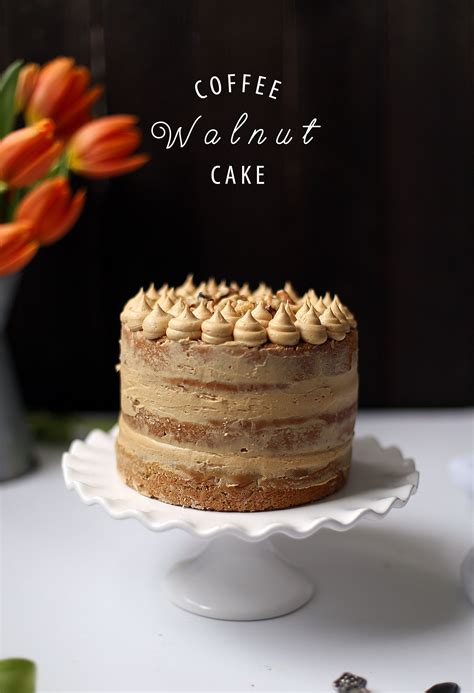 Coffee And Walnut Cake The Whisking Kitchen Just Desserts Cake