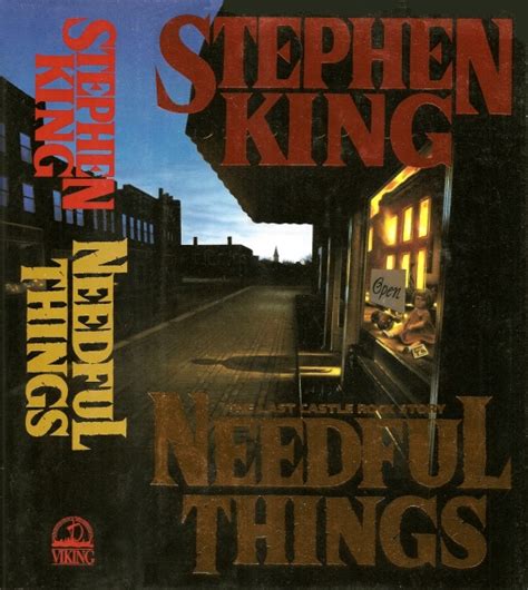 Needful Things By Stephen King Stephen King Stephen King Needful