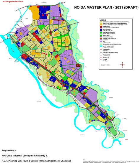 Noida Master Development Plan 2031 Map Master Plans India