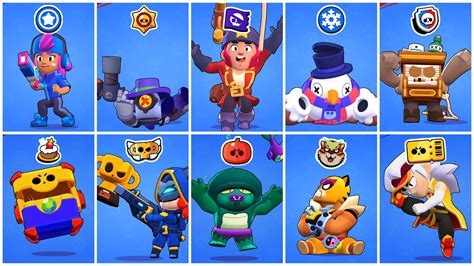 All 79 Limited Skins Animation In Brawl Stars Ts Events Brawl