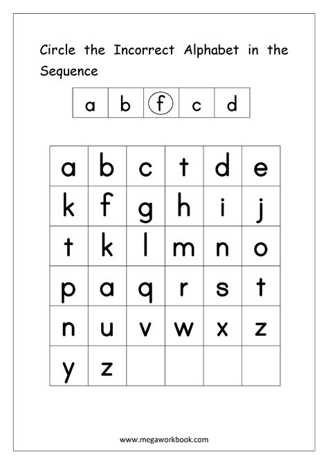 Free English Worksheets Alphabetical Sequence Alphabetical Order