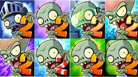Plants Vs Zombies 2 New Extended Modern Day 40 New Zombies Pvz 2