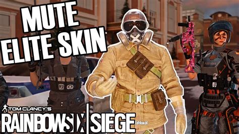 Rainbow Six Siege Ranked F Squadron Mute Elite Skin Youtube