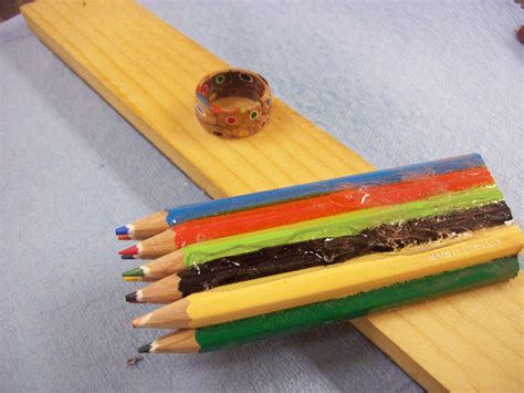 Colored Pencil Ring Colored Pencils Coloured Pencils Crafts