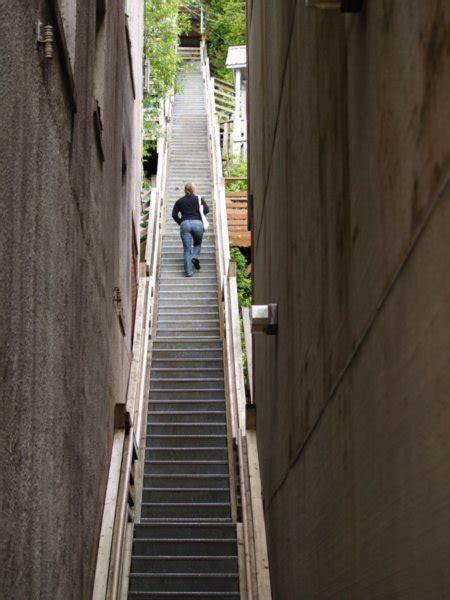 long steep stairs  juneau photo