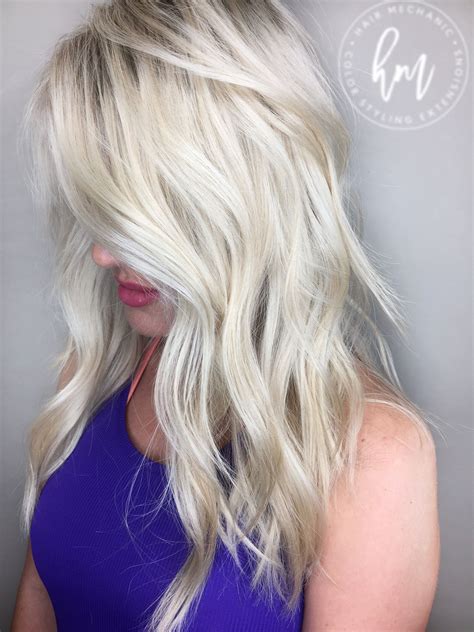 Blonde hair also tends to be a blend of 3 or 4 tones of blond with low lights and highlights. Blonde, Ice Blonde, Beach Waves - INSTAGRAM @hair ...