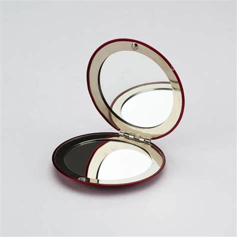 4pcs Portable Round Makeup Mirror Women Compact Beauty Cosmetic Mirrors Folding Double Sides