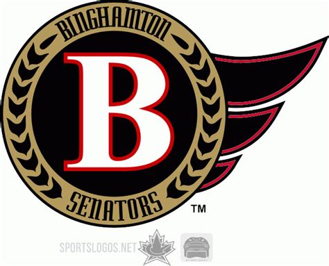 Binghamton Senators Secondary Logo American Hockey League Ahl