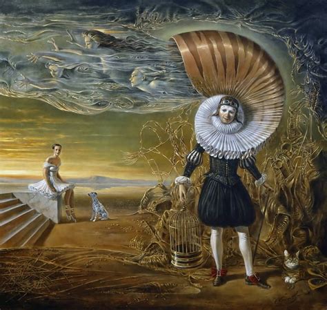 Cavalier Of Flitting Past 32 X 34 Oil On Canvas Surrealism