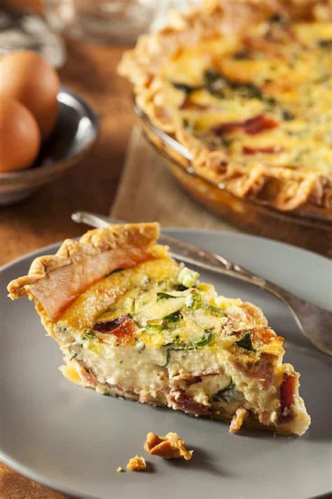 Easy Bacon Cheese And Spinach Quiche 31 Daily