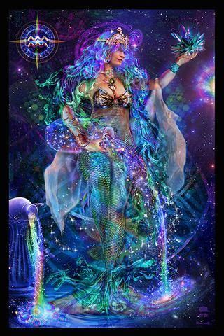 Aquarius Tapestry Fire Goddess Earth Goddess Goddess Art Aquarius