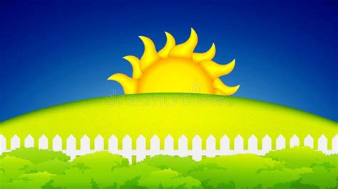 Sunset Sunrise Concept Animation Stock Video Video Of Sunshine