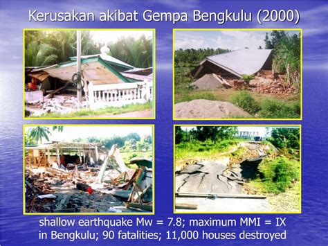 Gempa ini terjadi pada 4 juni 2000, pukul 22:28 wib. PPT - BENCANA ALAM KEBUMIAN: Gempa, Tsunami, Gunung Api PowerPoint Presentation - ID:5078498