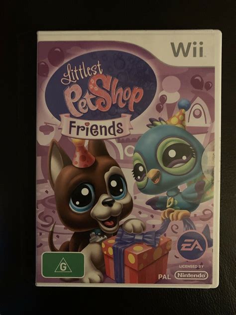 Littlest Pet Shop Friends Nintendo Wii Pal Complete Wii U Compatib