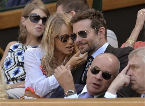 Suki Waterhouse And Bradley Cooper Watch The 2014 Wimbledon Men S Semi