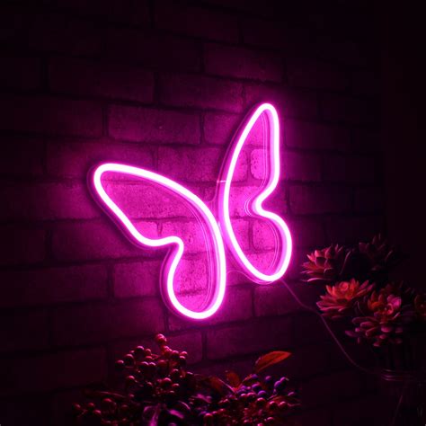 Neon Sign Butterfly Neon Wall Signs Lets Make Neon