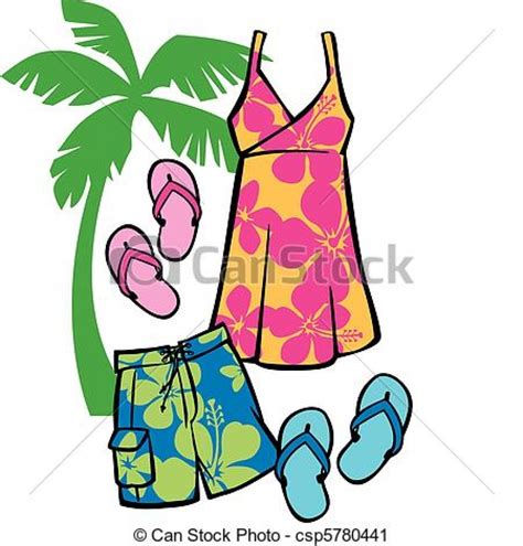 Summer Clothing Clipart Free Download On Clipartmag