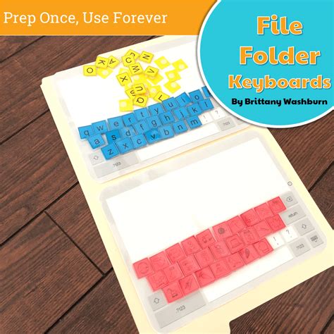 File Folder Keyboard Activities Technology Curriculum